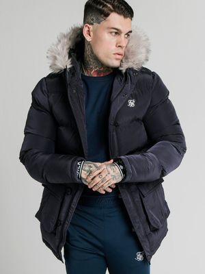 Rip Stop Puff Parka Navy