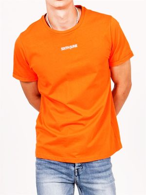 Reflective Logo Tee Orange