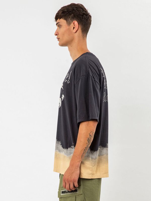Beware Tee Washed Black