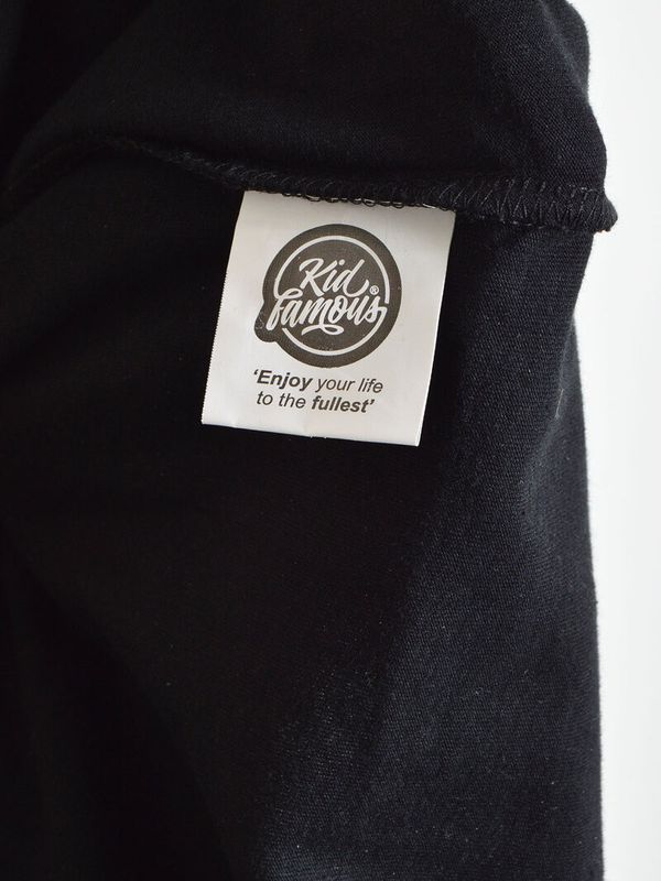 Famous Zipper Tee Black/Gold