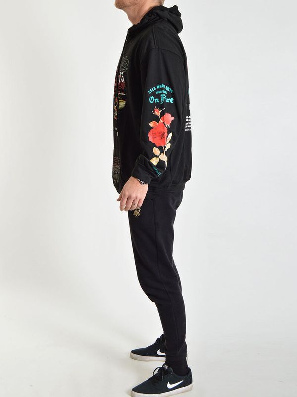 Graffiti Hoodie Black