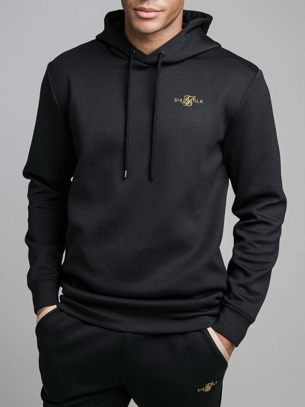 Overhead Sport Hoodie Black/Gold
