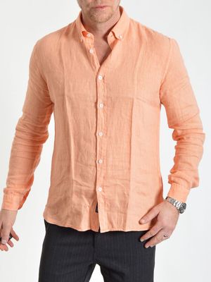 Linston Linen Shirt Orange
