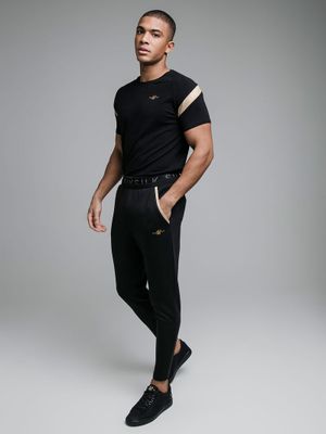Sports Gym Tee Black/Gold