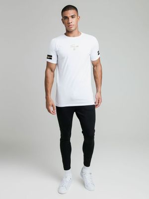 Exposed Tape Tee White