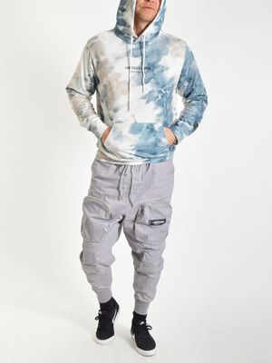 Tie Dye Hoodie Beige