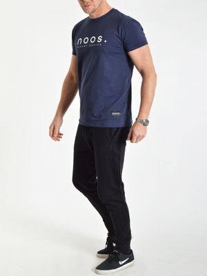 Big Logo Straight Tee Navy