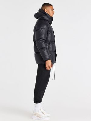 Messi x Puffer Jacket Black