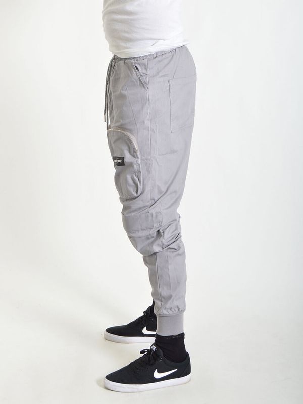 Front Pocket Cargo Pants Grey