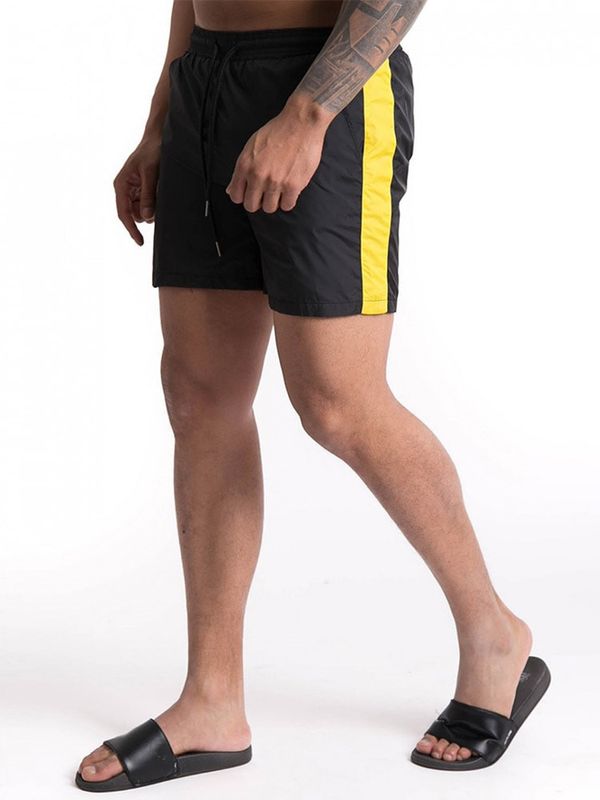 Swim Shorts With Side Bands