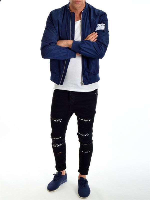 Reversible Bomber Navy/Alma