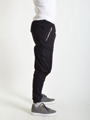 Box Logo Cargo Pants Black