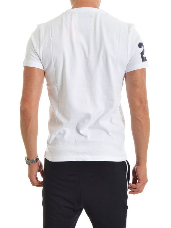 Vintage Logo Tri Tee White