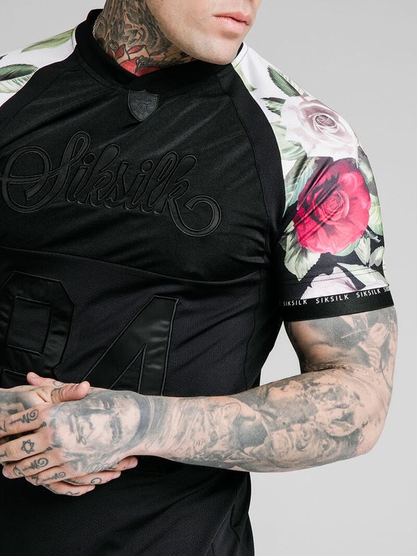 Stretch Sport Tee Black/Floral