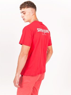 Reflective Pocket Tee Red