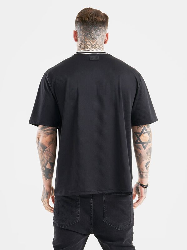Messi x Drop Shoulder Tee Black