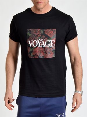 Bon Voyage Tee Black/Red