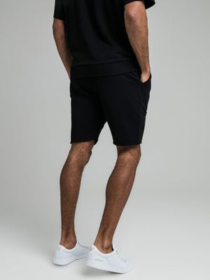 Relaxed Crew Shorts Black