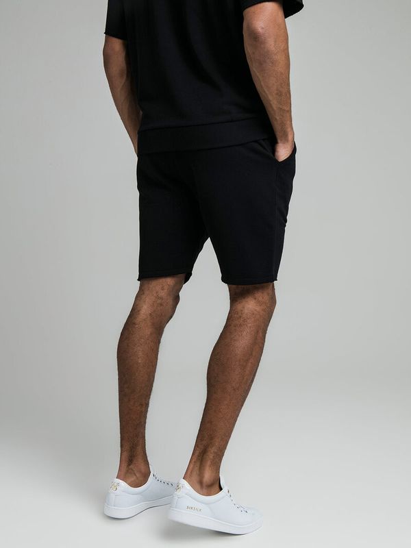 Relaxed Crew Shorts Black