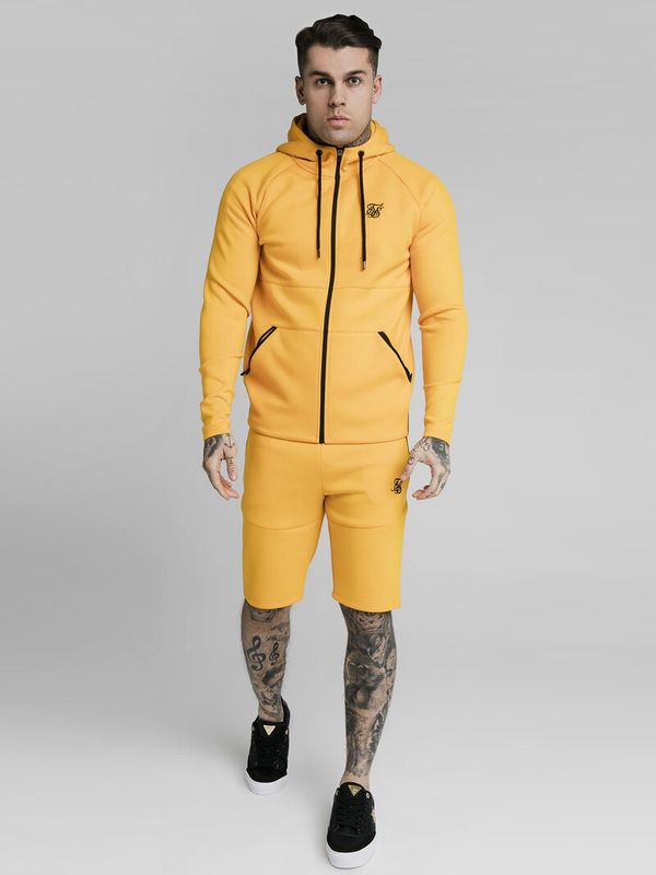 Exhibit Zip Through Hoodie Yellow