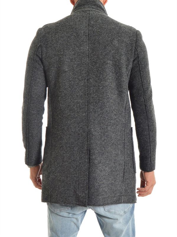 Malone 2.0 Coat Dark Grey Melange