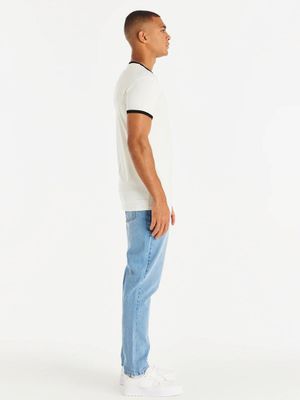 Blue Straight Cut Denim