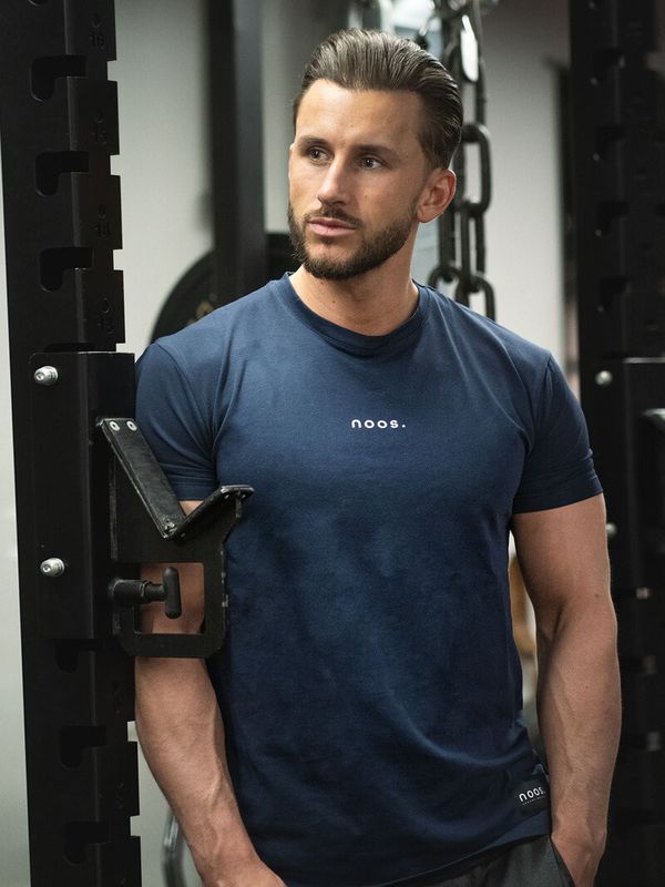 Sports Straight Tee Navy