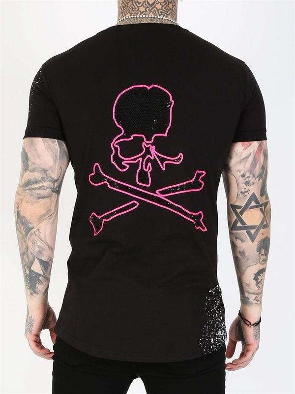 Neo Crystal Skull Tee Black