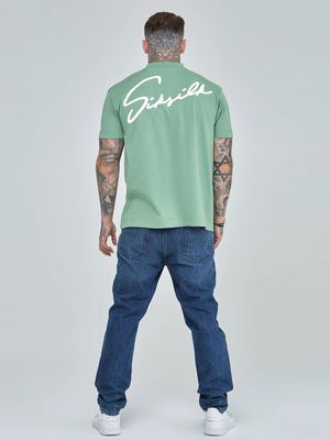 Green Script Tee