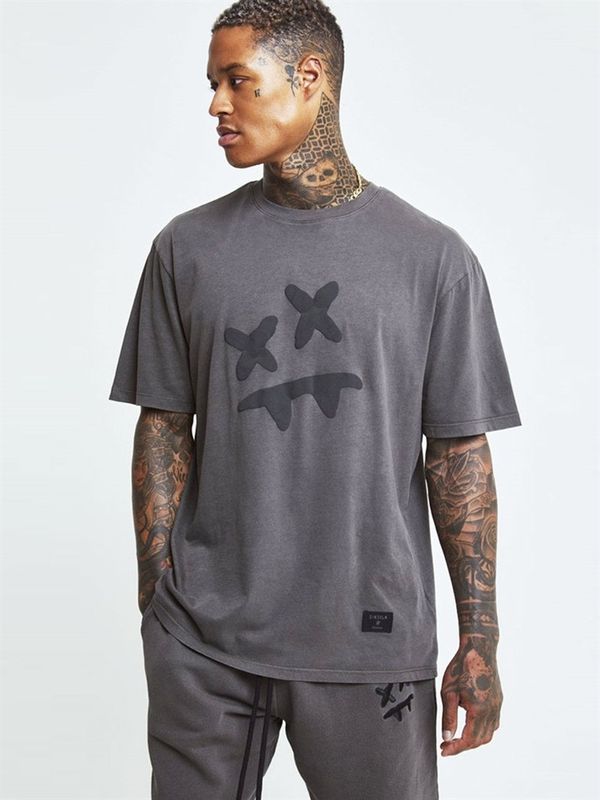 SA Essential Tee Washed Grey