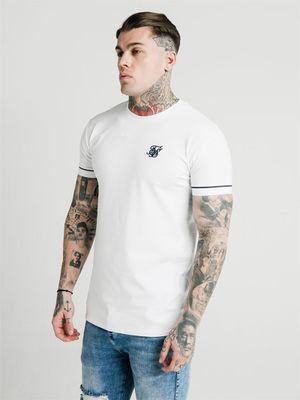 High Collar Tee White