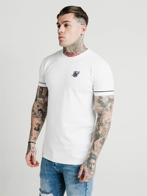 High Collar Tee White