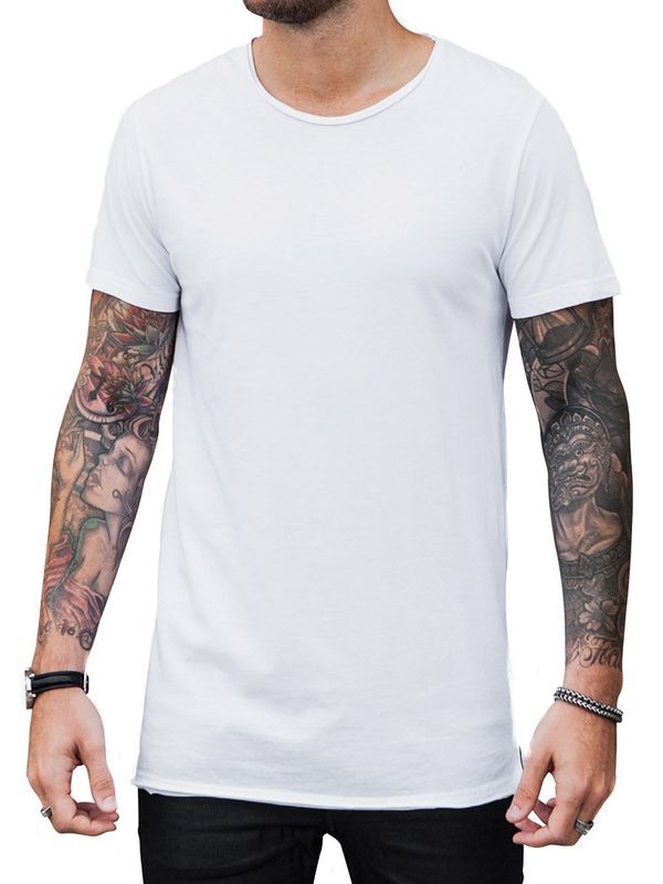 Fishtail Tee White