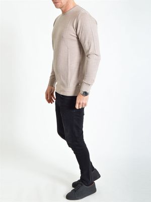 Johannes Merino Sweater Sand