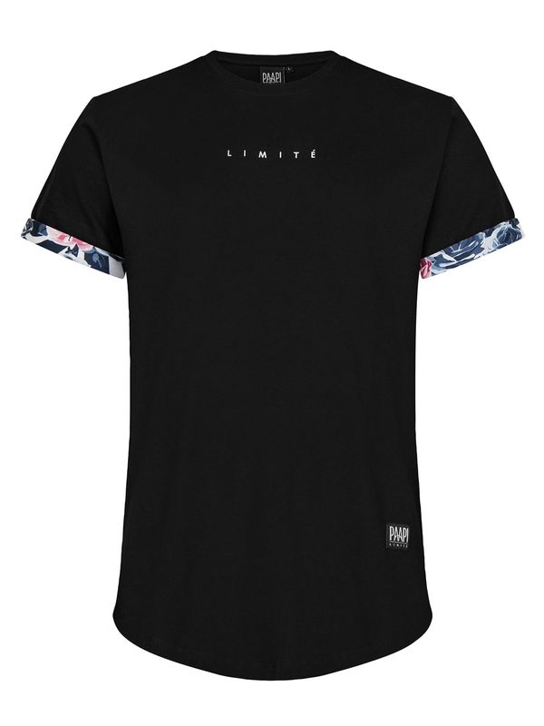AA Zebra Roses Tee Black