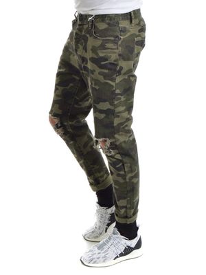 Unchained Tim Denim Pants Wdl. Camo