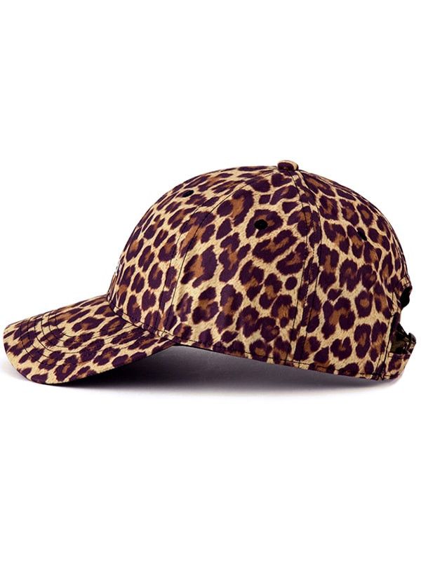 Leopard Curved Cap
