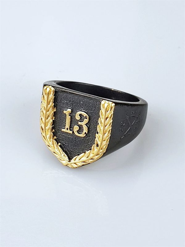 Elias Black Ring