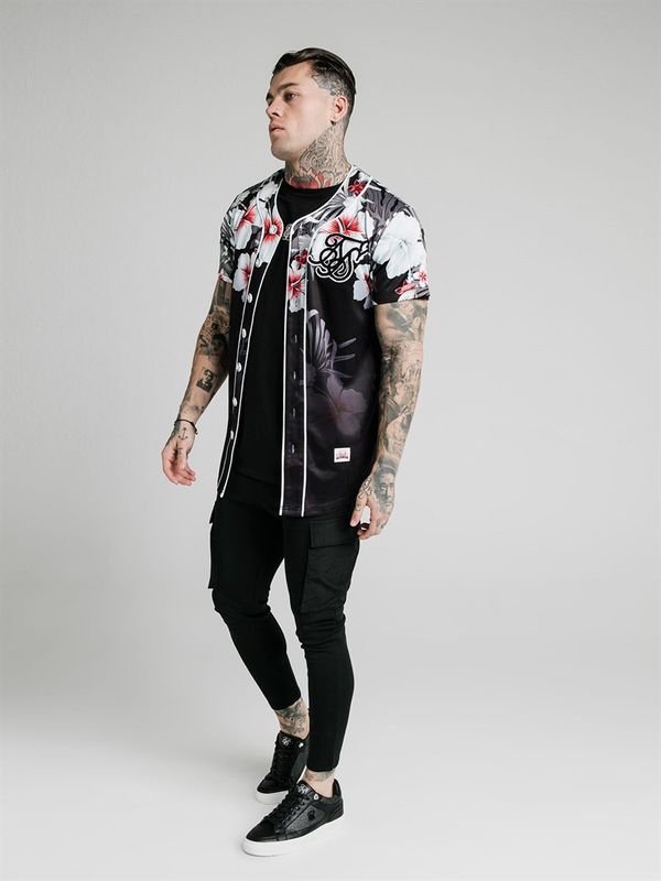 Floral Baseball Jersey