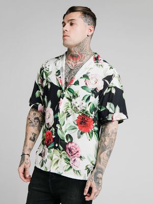 Floral Pixel Resort Shirt