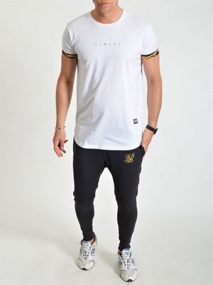 Gold Sleeves Tee White