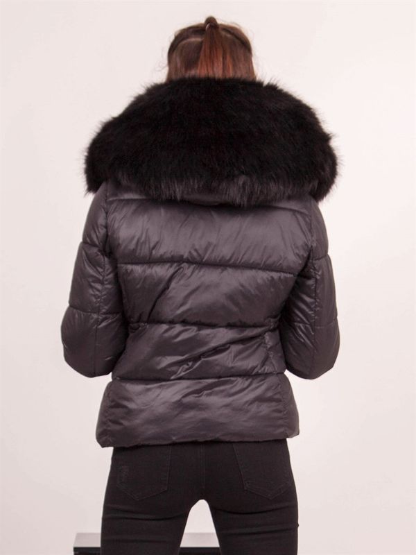 Womens Fur Lining Puffer Black/Black