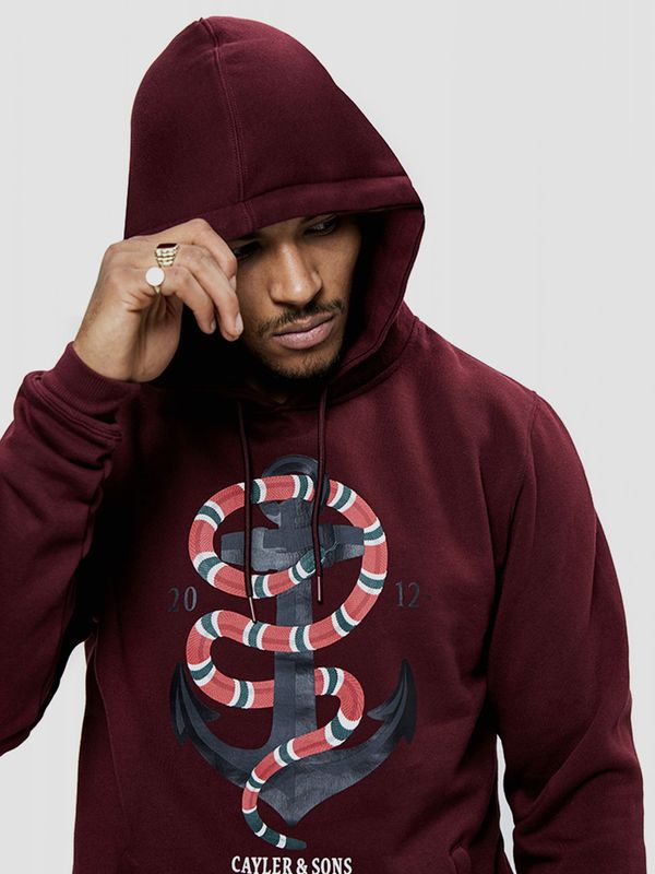 Anchored Hoody Bordeaux