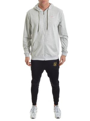 Michael Hooded Zip Sweat Grey