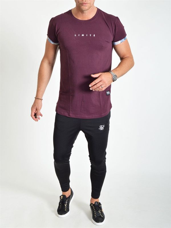 Borneo Sleeves Tee Aubergine