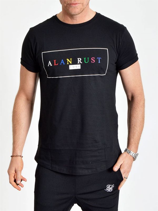 Multi Color Logo Tee Black