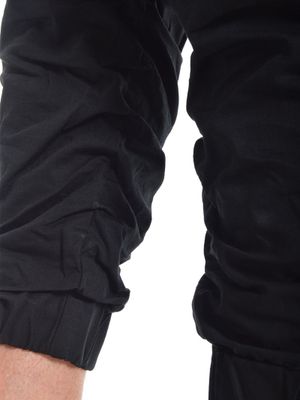 Nine Zero Stacked Jogger Black