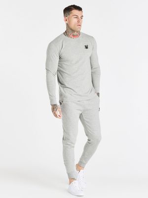 Core Fitted Jogger Grey Melange