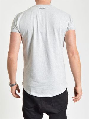 Athleisure Scoop Tee Grey Melange