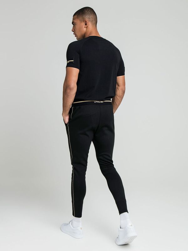 Exposed Tape Tee Black